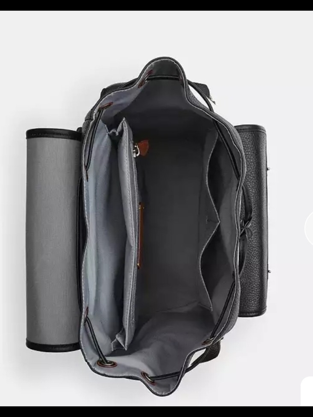Coach White Canvas and Black Leather Contrast Backpack - Picture 4 of 4